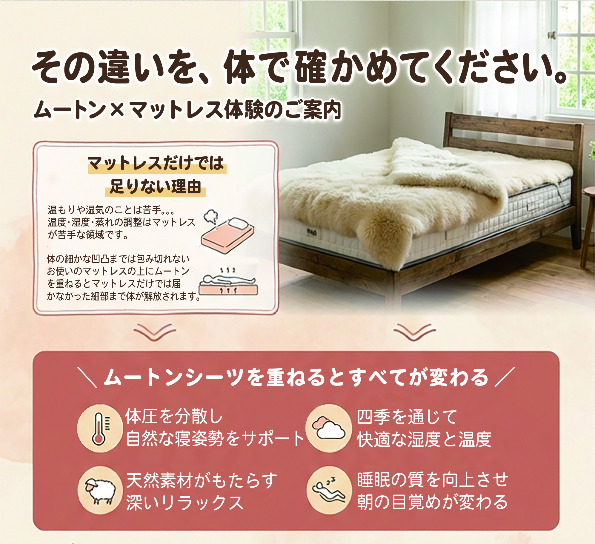 ムートンシーツの商品イメージ