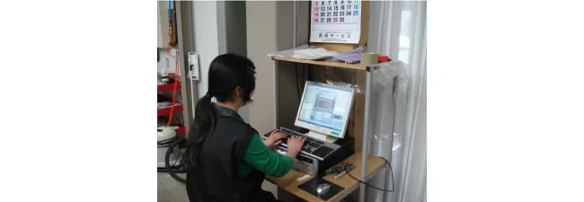 受付の様子