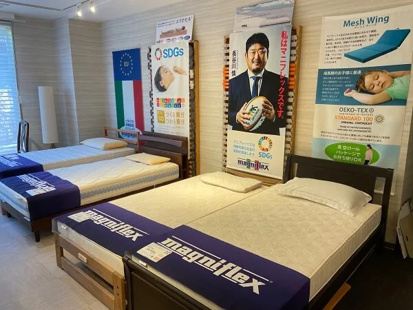 3.データに基づき各種寝具をお試しいただけます