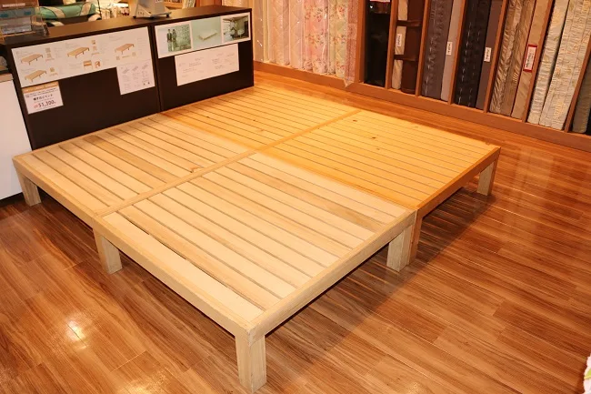 取扱い製品（NB01桐のすのこベッド、ひのきのすのこベッド）